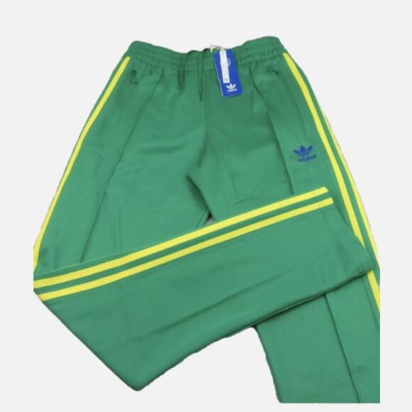 Adidas Beckenbauer Track Pants Green Mens Small also fits Women's small - Picture 3 of 5